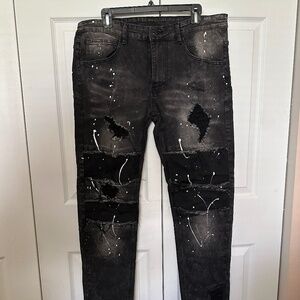 KDNK Mens Distressed Jeans Size 36